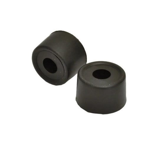 35mm Black Plastic Door Stops - Pack of 50