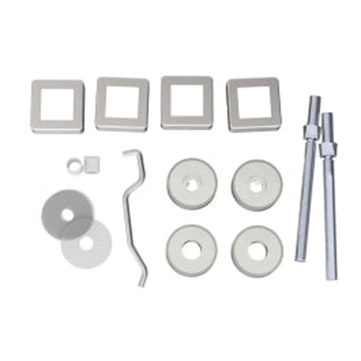 Back To Back Fixing Pack - 19Mm Dia. Pull Handle - Satin Stainless Steel