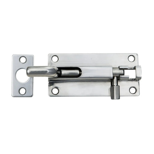 80 X 38Mm Cranked Barrel Bolt - Bright Stainless Steel