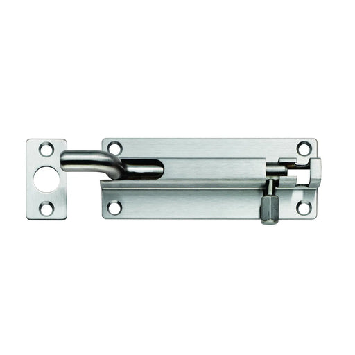 80 X 38Mm Cranked Barrel Bolt - Satin Stainless Steel
