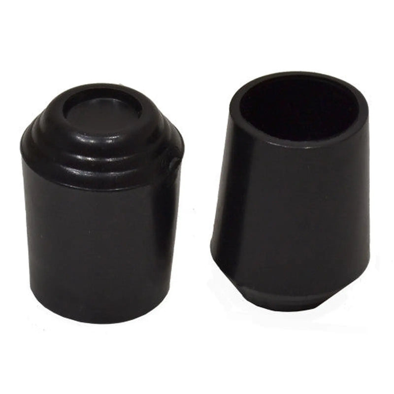 22mm Chair Ferrules - Black Rubber - Pack of 50