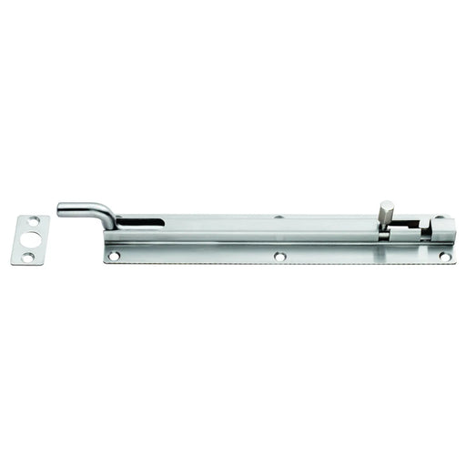 200 X 38Mm Cranked Barrel Bolt - Satin Stainless Steel