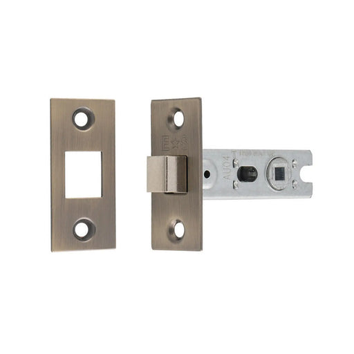 64Mm Bolt-Through Tubular Deadbolt - 5Mm Follower - Square - Antique Brass