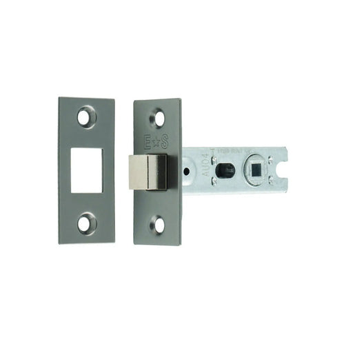 64Mm Bolt-Through Tubular Deadbolt - 5Mm Follower - Square - Matt Bronze