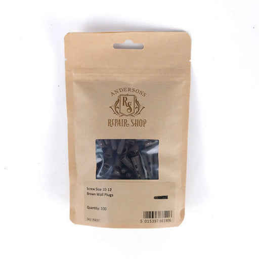 Repair Shop Wall Plugs - Brown - Screw Size 10-12 - 150pk - Pack of 5
