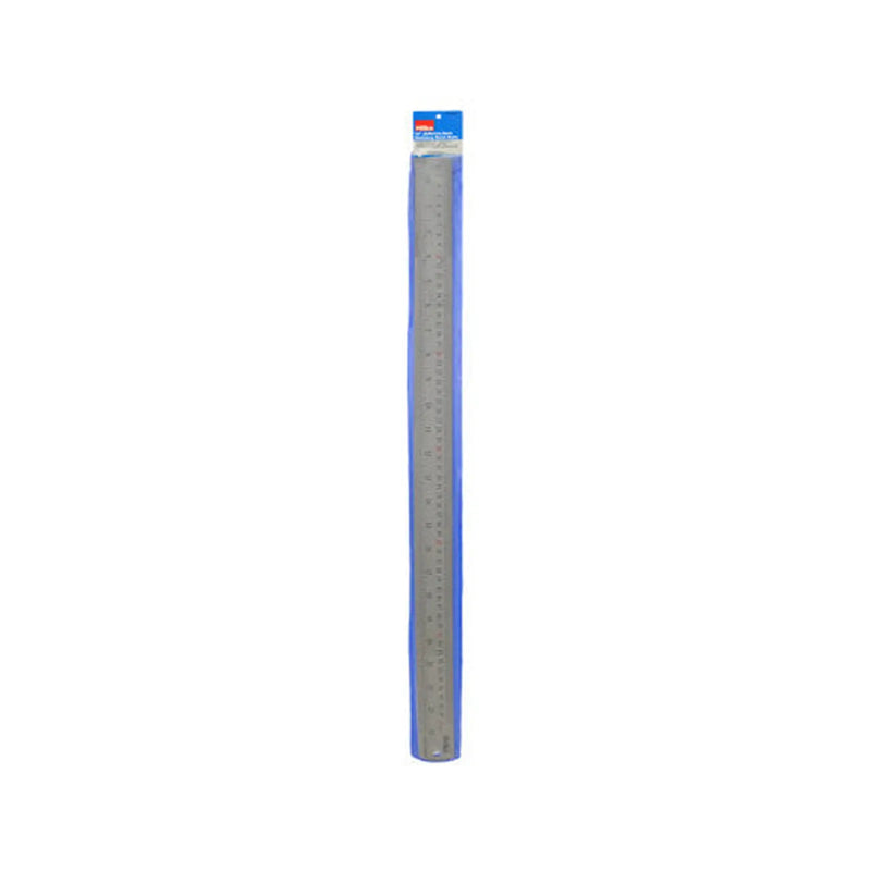 Hilka Dual mark Stainless Steel Rule, 600mm - Pack of 5
