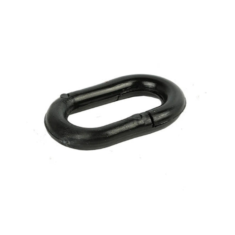 Temporary Barrier Black Connecting Chain Links - Pack of 10