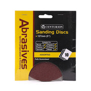 Abrasives Circular Sanding Sheets, Assorted 127mm Diameter (Pack of - Pack of 5