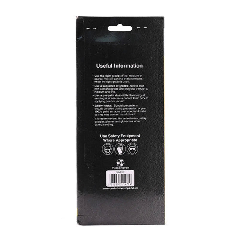 Abrasives Orbital Sanding Sheets, Assorted 93mm x 230mm (Pack of 10) - Pack of 5