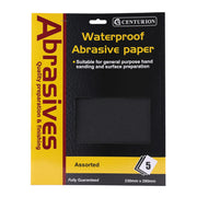 Abrasives Assorted Emery Cloths, pack of 5