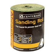 Abrasives Aluminium Oxide Decorators' Roll, Fine 115mm x 10m - Pack of 5