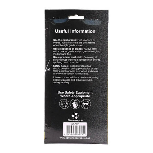 Abrasives Hook and Loop Orbital Sanding Sheets, Assorted 115mm x - Pack of 5