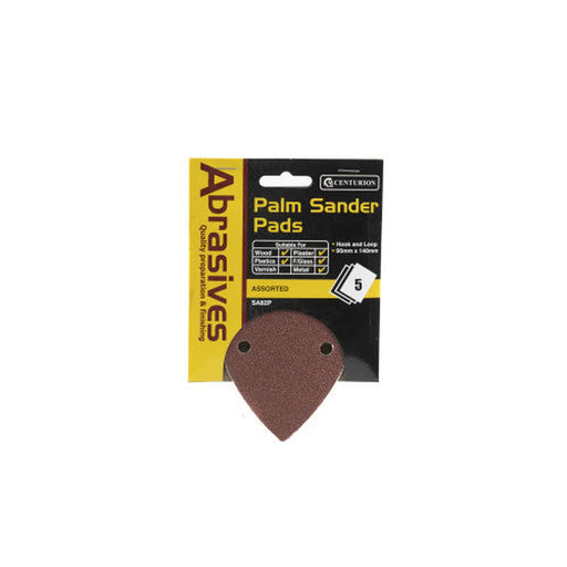 Hilka Assorted Palm Sander Pads, 6pc - Pack of 5