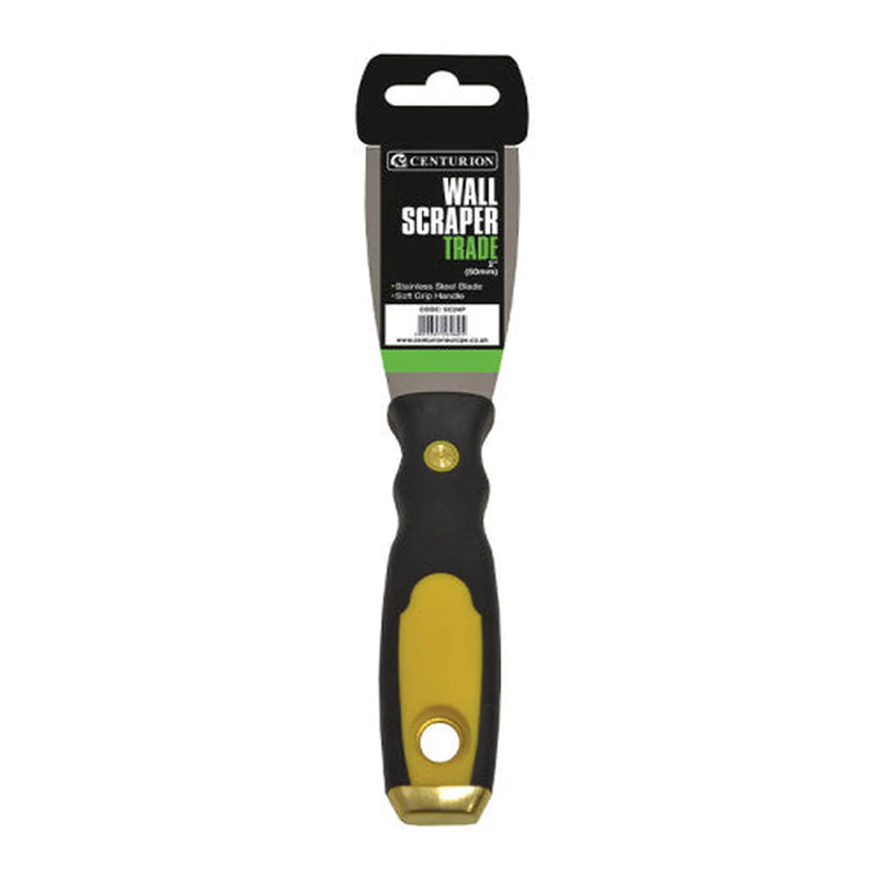 Trade Wallpaper Scraper with Soft Grip Handle, 50mm / 2" - Pack of 12