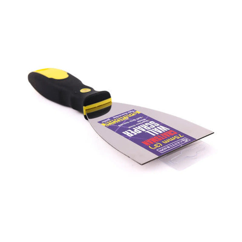 Trade Wallpaper Scraper with Soft Grip Handle, 75mm / 3" - Pack of 12