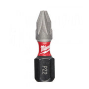 Milwaukee SHOCKWAVE™ PZ2 Bit 25mm - 25pc - Pack of 5