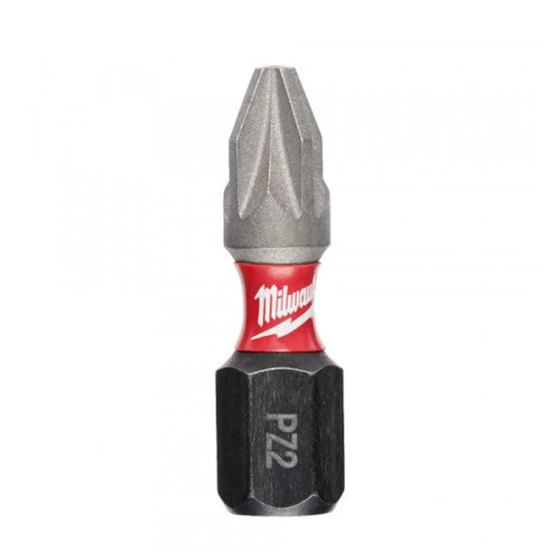 Milwaukee SHOCKWAVE™ PZ2 Bit 25mm - 25pc - Pack of 5