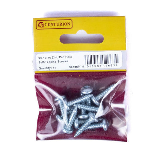 3/4" x 10 ZP Pan Head Self Tapping Screws  (Pack of 11) - Pack of 5