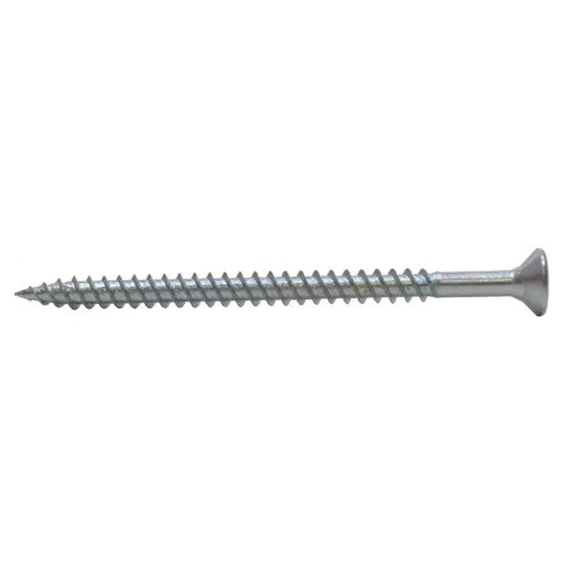 2 1/2" x 8 ZP Cross Recessed Hardened Twin Thread Woodscrews with Countersunk Head  (200)