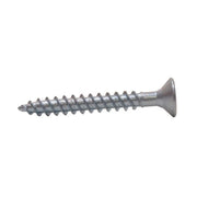 1 1/2" x 10 ZP Cross Recessed Hardened Twin Thread Woodscrews with Countersunk Head  (200)