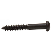 1 1/4" x 8 Pozi Round Head Woodscrew - Black Japanned - (200)