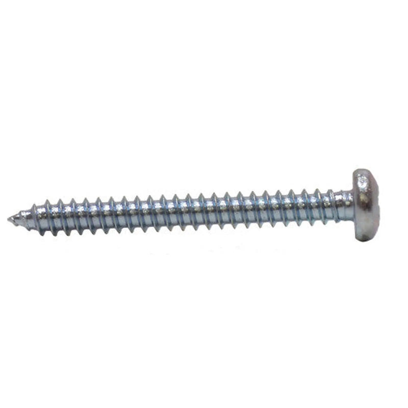 1 1/2" x 8 ZP Round Head Woodscrews  (200)