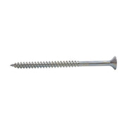 3" x 10 ZP Cross Recessed Hardened Twin Thread Woodscrews with Countersunk Head  (100)