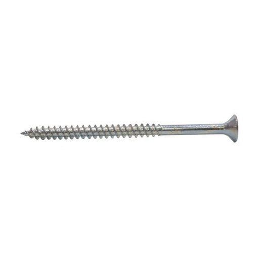 3" x 10 ZP Cross Recessed Hardened Twin Thread Woodscrews with Countersunk Head  (100)