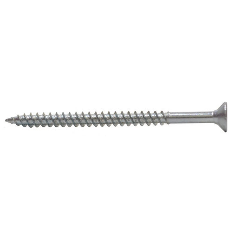 2" x 6 ZP Cross Recessed Hardened Twin Thread Woodscrews with Countersunk Head  (200)