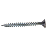 1 1/2" x 7 ZP Cross Recessed Hardened Twin Thread Woodscrews with Countersunk Head  (200)