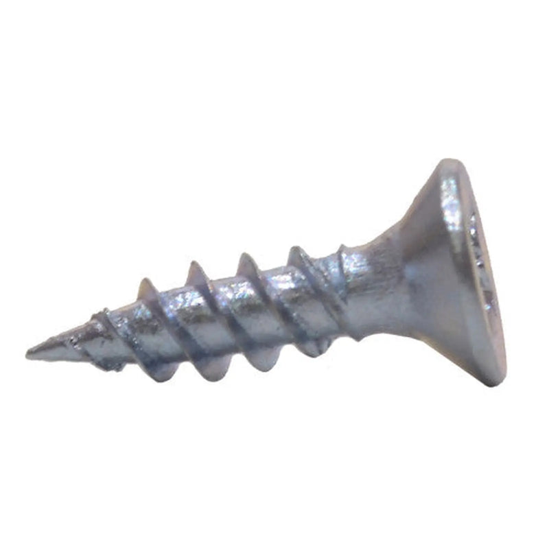 5/8" x 8 ZP Cross Recessed Hardened Twin Thread Woodscrews with Countersunk Head  (200)