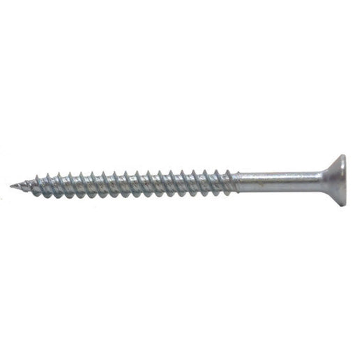 1 3/4" x 6 ZP Cross Recessed Hardened Twin Thread Woodscrews with Countersunk Head  (200)