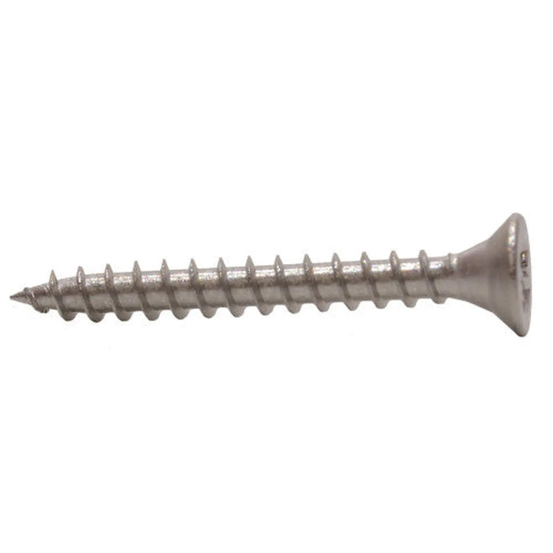 3.5mm x 30mm Stainless Steel Chipboard Screws CRCS Head Countersunk  (200)