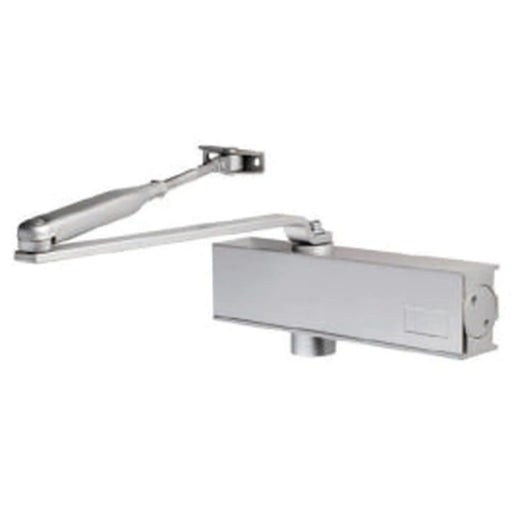 Overhead Door Closer Adjustable Size 2-4 Template C/W Fig 66 Bracket - Silver