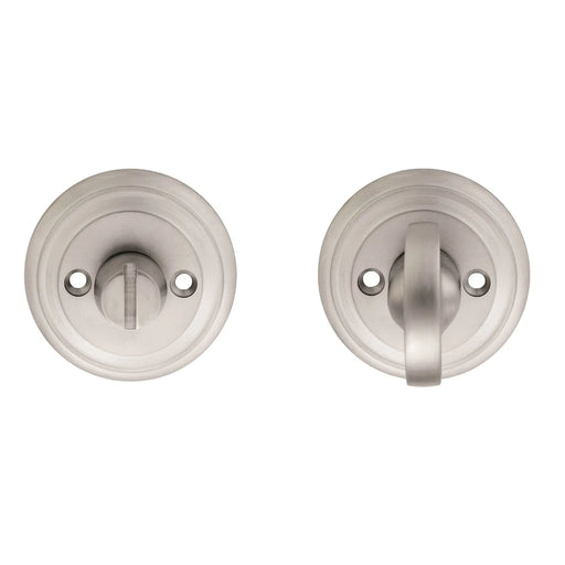 Turn & Release On Round Rose (4.9 X 67Mm Spindle) - (Face Fix) - Satin Chrome 55MM