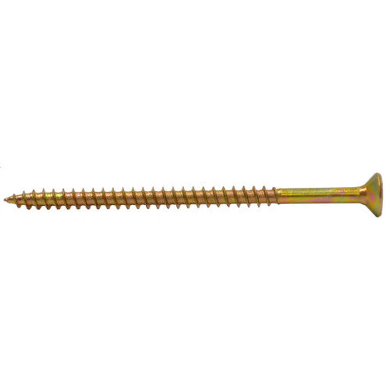 6mm x 100mm ZYP Multi Purpose Single Thread Countersunk Pozi Screws  (100)
