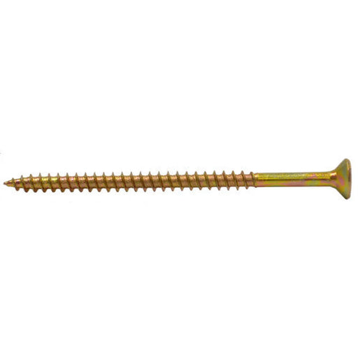 6mm x 100mm ZYP Multi Purpose Single Thread Countersunk Pozi Screws  (100)