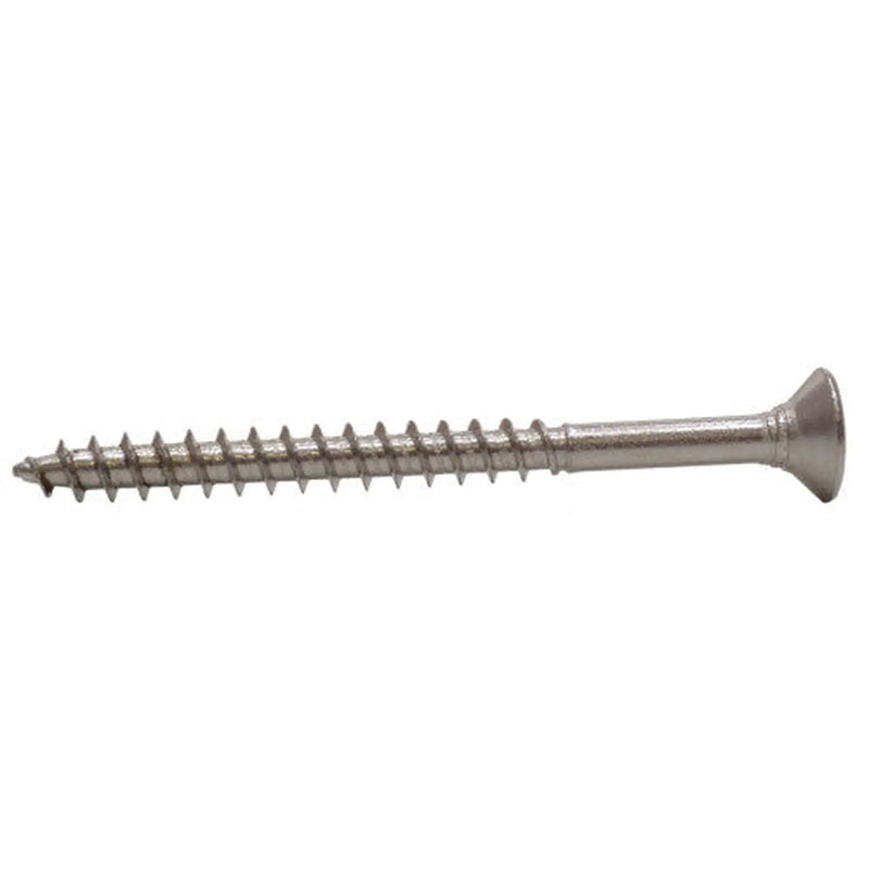 5mm x 60mm Stainless Steel Chipboard Screws CRCS Head Countersunk  (200)