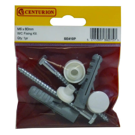 M6 x 80mm WC Fixing Kit - Pack of 5