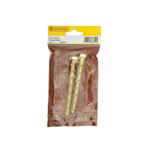 M12 X 200mm Thunder Bolts (Pack of 2) - Pack of 5