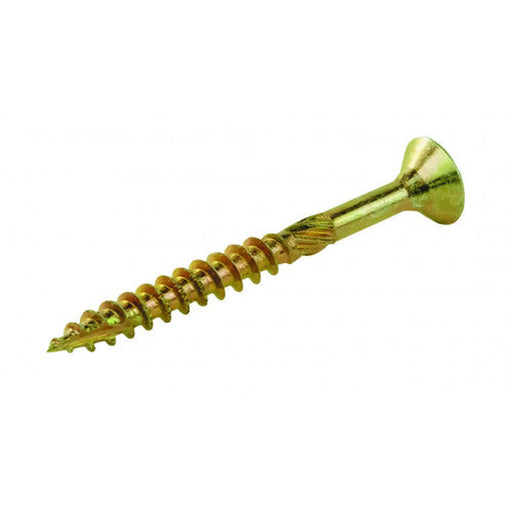 High Performance Multi Purpose Woodscrew - Pozi - 4 x 40mm - Zinc Yellow Passivated (200)