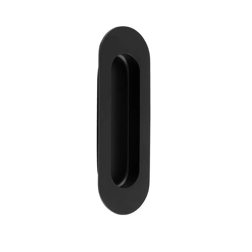 120 X 40Mm - Flush Pull - Oval - Matt Black