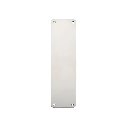 300 X 75Mm - Finger Plate - Plain. - Bright Stainless Steel