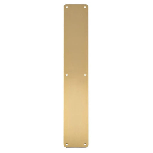 500 X 75Mm - Finger Plate - Plain - Satin PVD