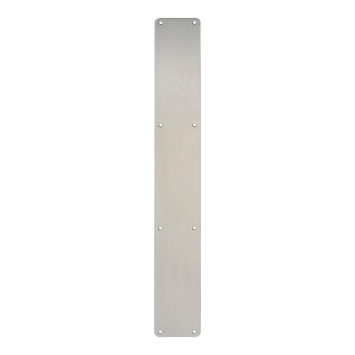 650 X 75Mm - Finger Plate - Plain - Satin Stainless Steel