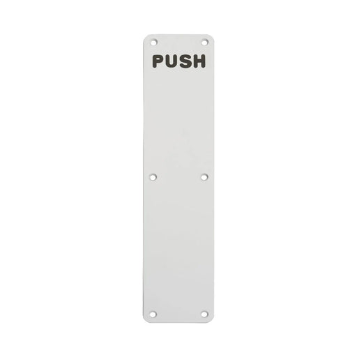 Finger Plate 350 X 75Mm - Push - Satin Anodised Aluminium