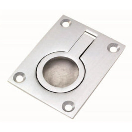 Flush Pull Ring - Polished Brass 38MMx50MM