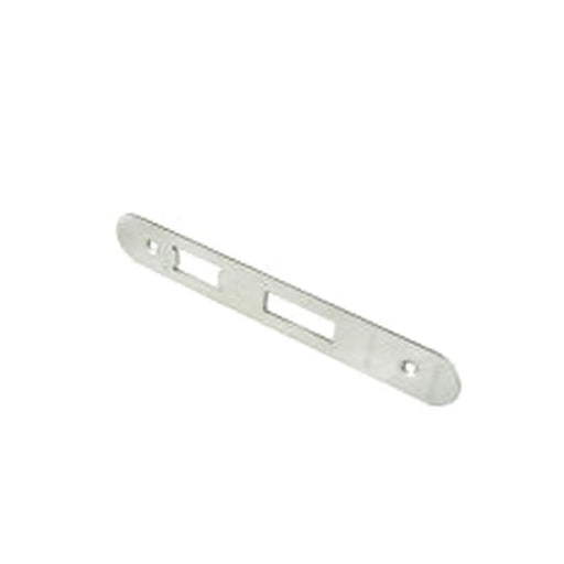 Forend Strike & Fixings - Bas/Ess/Lss - Radius - Bright Stainless Steel