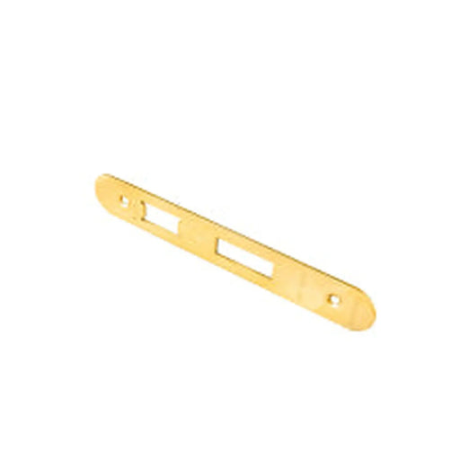 Forend Strike & Fixings - Bas/Ess/Lss - Radius - Stainless Brass