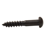 1" x 8 Pozi Round Head Woodscrew - Black Japanned - (200)